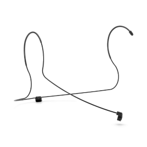 Black eyeglass retainer strap with clip fasteners.