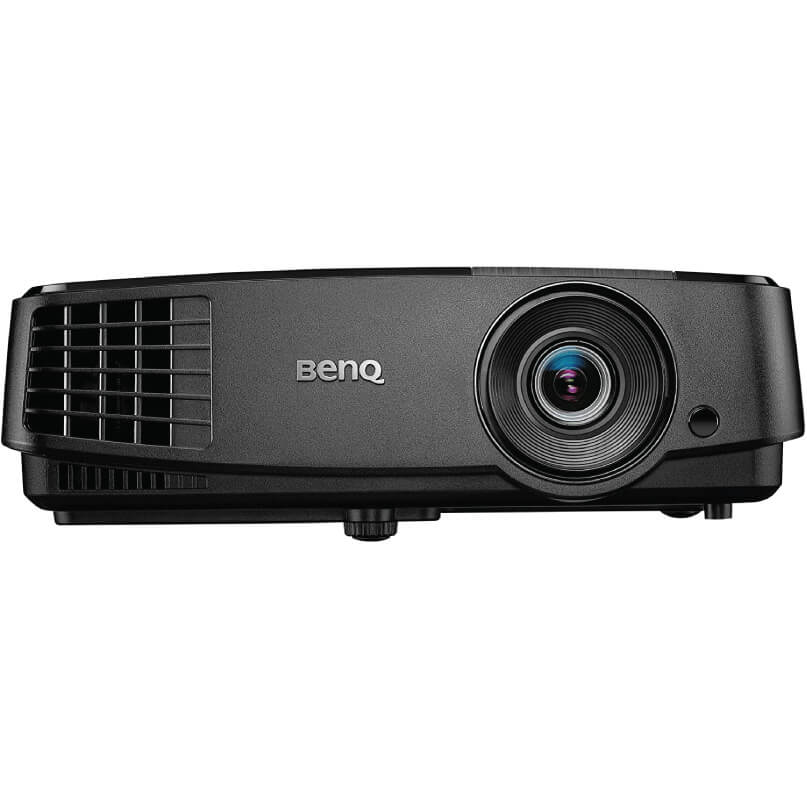Benq Mx522P Data Projector Benq projector with a large front lens and left-side ventilation grill.