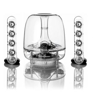 Harman-Kardon-Soundsticks-III-Desktop-Speakers-Gray-Front