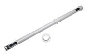 Here’s a rewritten version using the product data: An Epson ELPFP14 Extension Pole, adjustable from 918mm to 1,168mm, with a round plastic ring accessory placed beside it, shown on a white background.