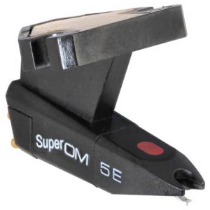 Interdyn Ortofon super om 5e moving-magnet phono cartridge with red index dot.