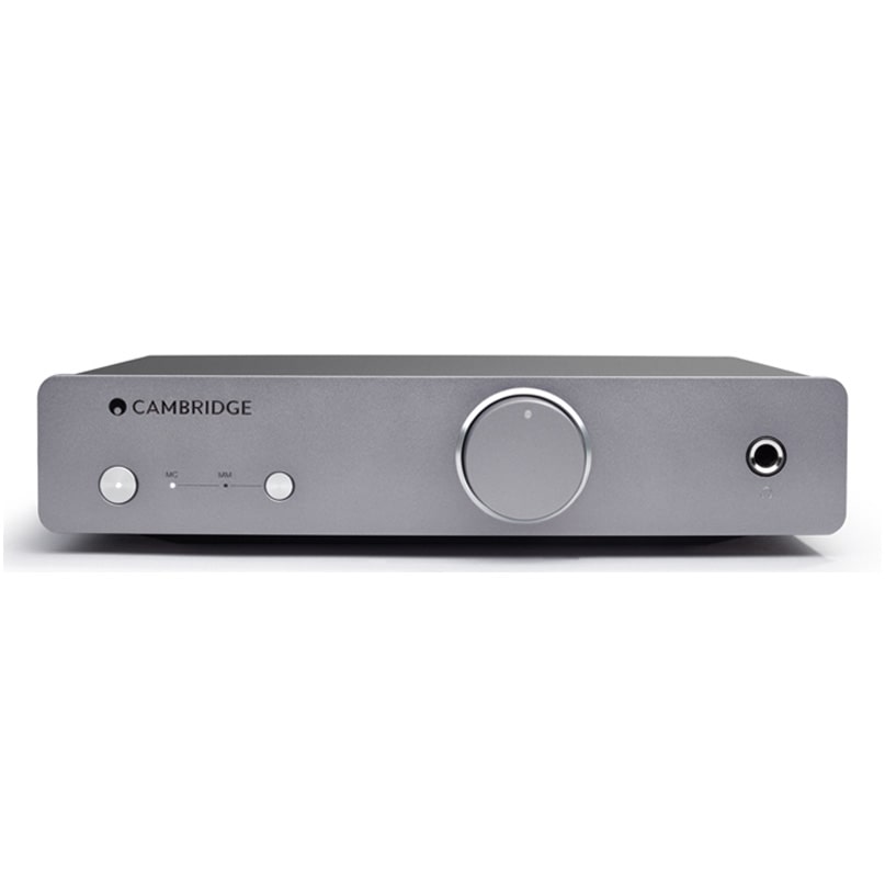 Cambridge Audio Alva Duo Moving Coil &Amp; Moving Magnet Phono Preamplifier Cambridge audio stereo preamplifier with large central volume control, mm/mc phono switch, and 1/4-inch headphone jack