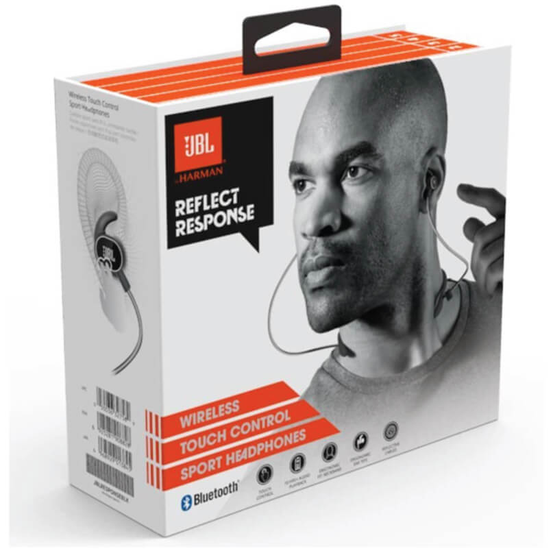 Jbl Reflect Response Wireless Touch Control Sport Headphones Jbl reflect response wireless sport headphones with bluetooth and touch controls.