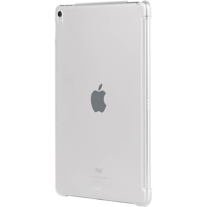 Moshi Iglaze For Ipad Pro 9.7&Quot; - Stealth Clear Apple ipad tablet with silver back and clear protective case, camera visible in top-left corner.