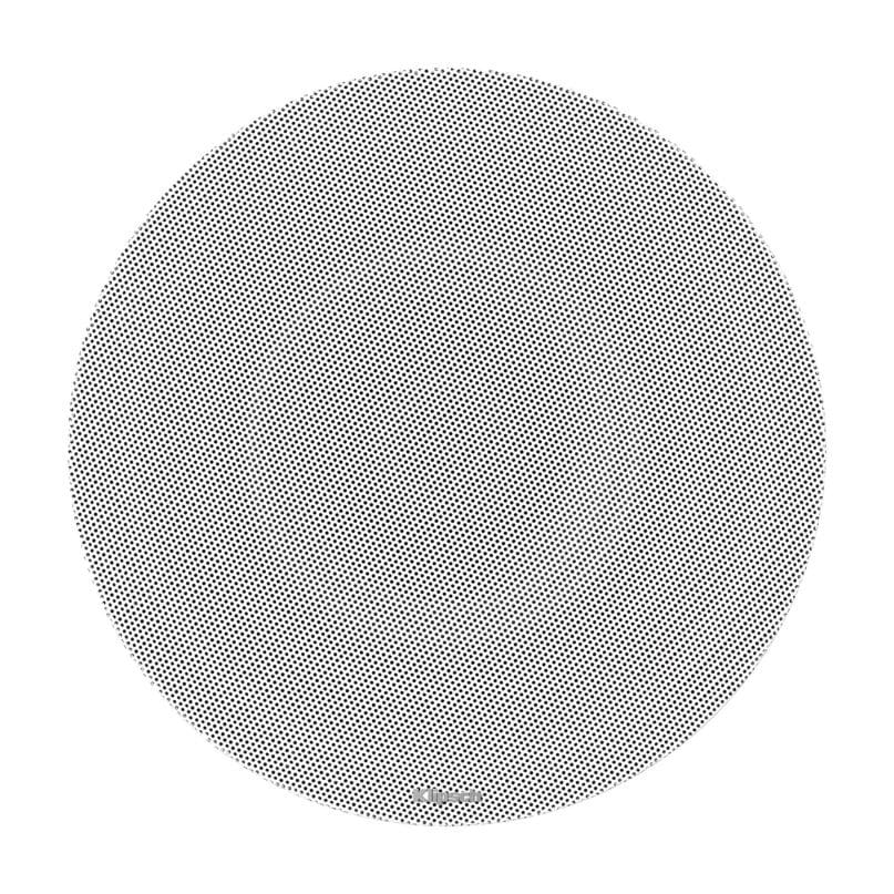 Klipsch Cs-16C Ii In Ceiling Speaker Each Round wireless speaker with a dotted perforated grille and a small logo at the bottom center.