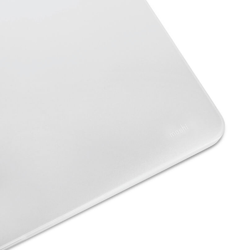 Moshi Iglaze For Macbook Pro 15&Quot; (Thunderbolt 3/Usb-C) Silver laptop lid with a small moshi logo in the bottom-right corner.