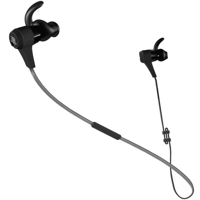Jbl Synchros Reflect Bt In-Ear And Earbud Headphones Jbl wireless in-ear earphones with neck cable and ear hooks.