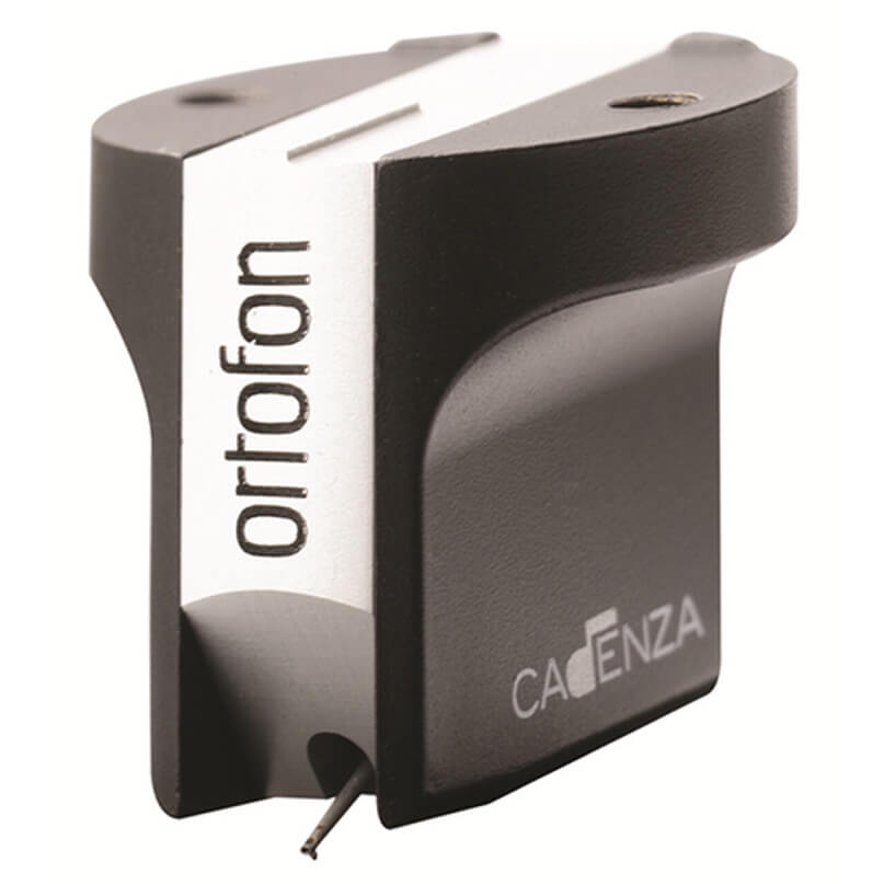 Ortofon Cadenza phono cartridge with black housing and white vertical branding.