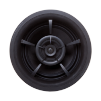 Circular black plastic impeller with four radial spokes and a central hub.