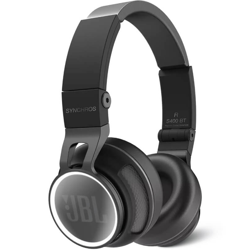 Jbl Synchros S400Bt Over And On Ear Headphones Jbl synchros s400 bt wireless over-ear headphones with cushioned cups and adjustable headband.
