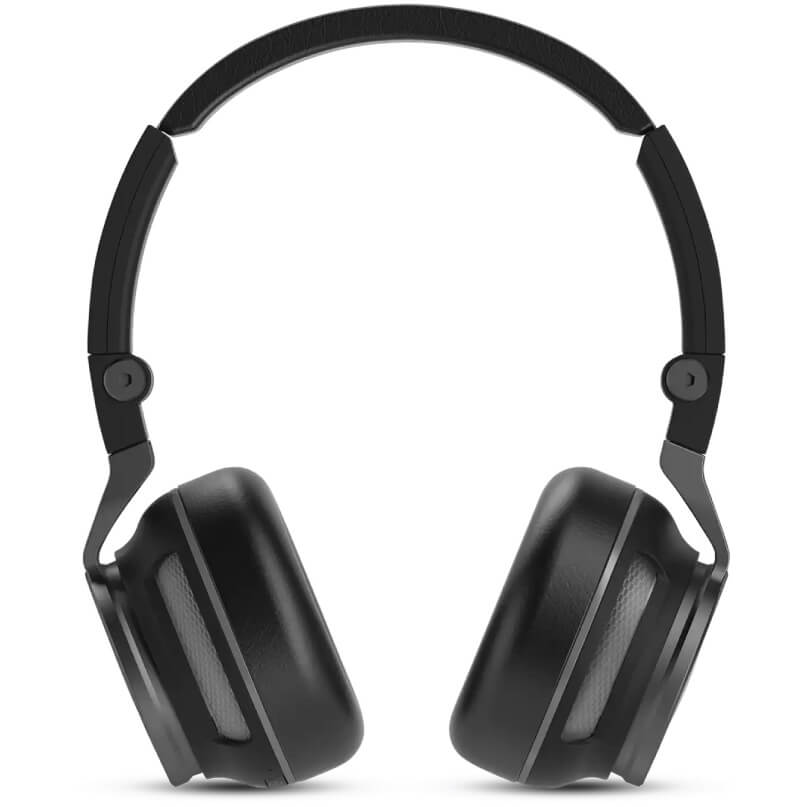 Jbl Synchros S400Bt Over And On Ear Headphones Black over-ear headphones with padded ear cups and an adjustable headband.