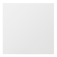 Plain white square tile with a soft shadow on teal background.