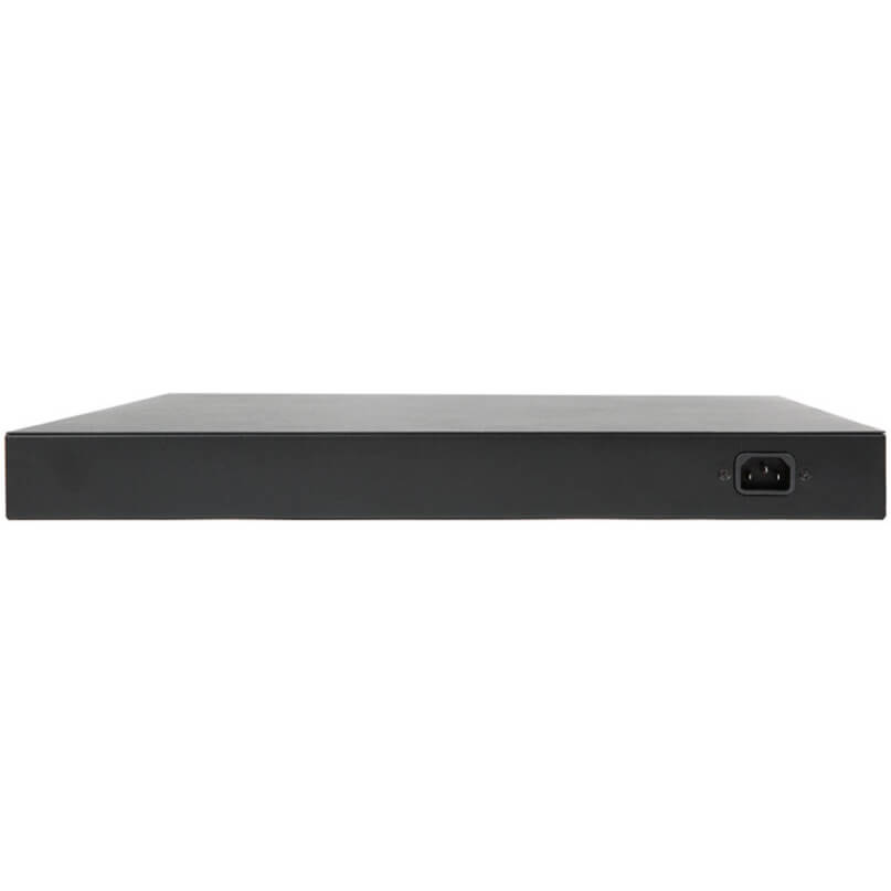 Araknis Networks 310 Series 24-Port L2 Managed Gigabit Switch Front Ports 1u black rack-mount power supply unit with front iec c14 inlet