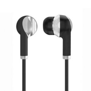 Bose in-ear headphones with black housings, silver accents, and a black cable.
