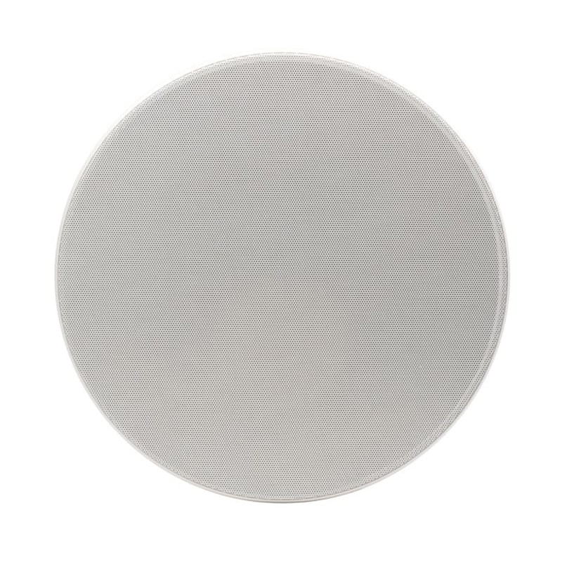 Klipsch Slm-5400-C In-Ceiling Speaker Each Round white speaker with a perforated metal grille.