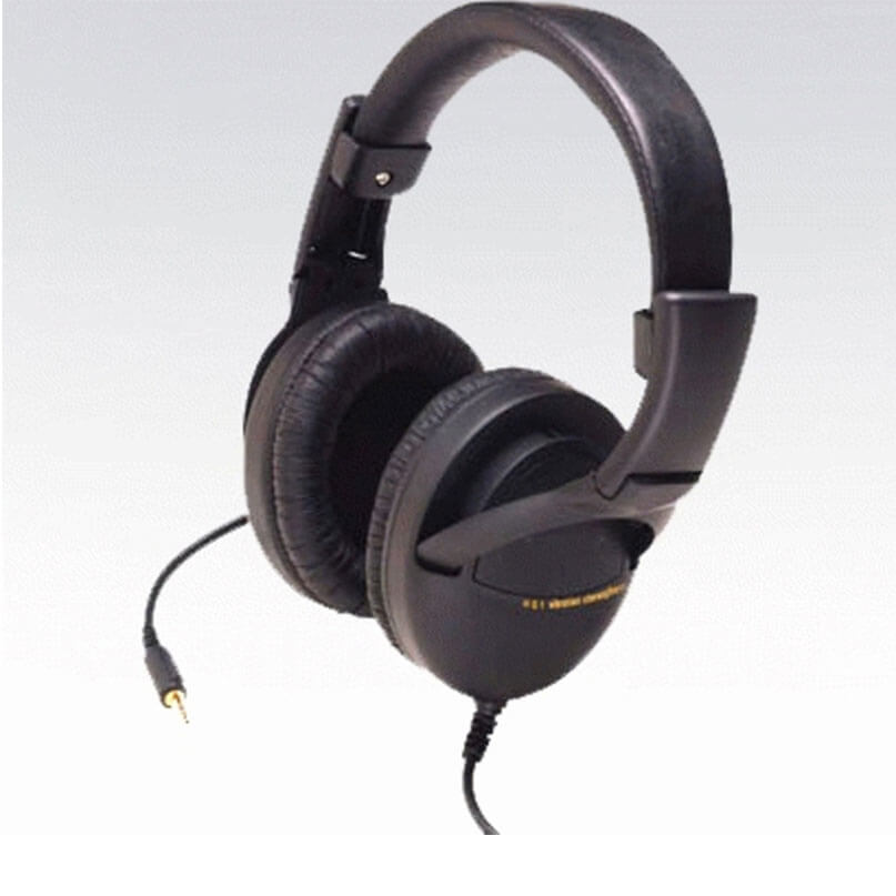 Koss Full Size Gaming Headphones - Hq1 Black over-ear wired headphones with padded ear cushions and a gold-plated 3. 5mm audio jack.