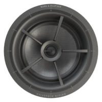 Bang & Olufsen round loudspeaker with four-spoke support and central dust cap.