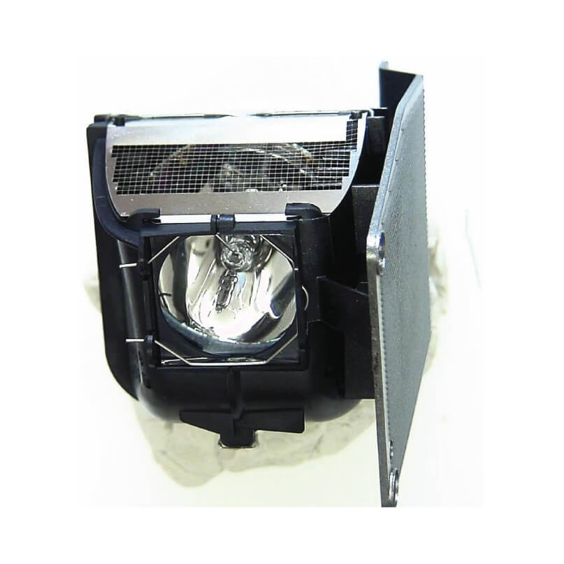 Infocus Sp-Lamp-033 Accesories &Amp; Peripherals Projector lamp module with a clear bulb encased in a black rectangular housing and metal mounting bracket.