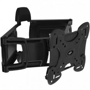 AVF monitor wall mount with articulating arm and VESA mounting plate.