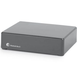 Interdyn Dark gray bluetooth box e device with a rounded rectangular enclosure and a circular logo on the left.