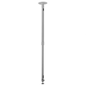Tall adjustable aluminum pole with circular top handle and midshaft locking collar; bottom tip resembles a spike.