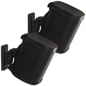 Buy Sanus WSWM22 Wireless Speaker Swivel and Tilt Wall Mounts designed for Sonos ONE. Play:1, and Play:3