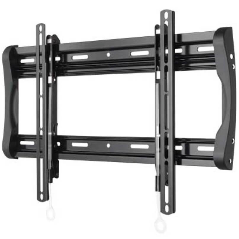 Sanus Ll22 Fixed-Position Wall Mount For 37&Quot; ? 90&Quot; Flat-Panel Tvs Black wall-mount bracket for flat-panel tv with dual vertical rails and vesa mounting holes.