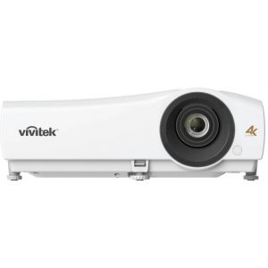 Vivitek 4K projector with a large circular front lens.