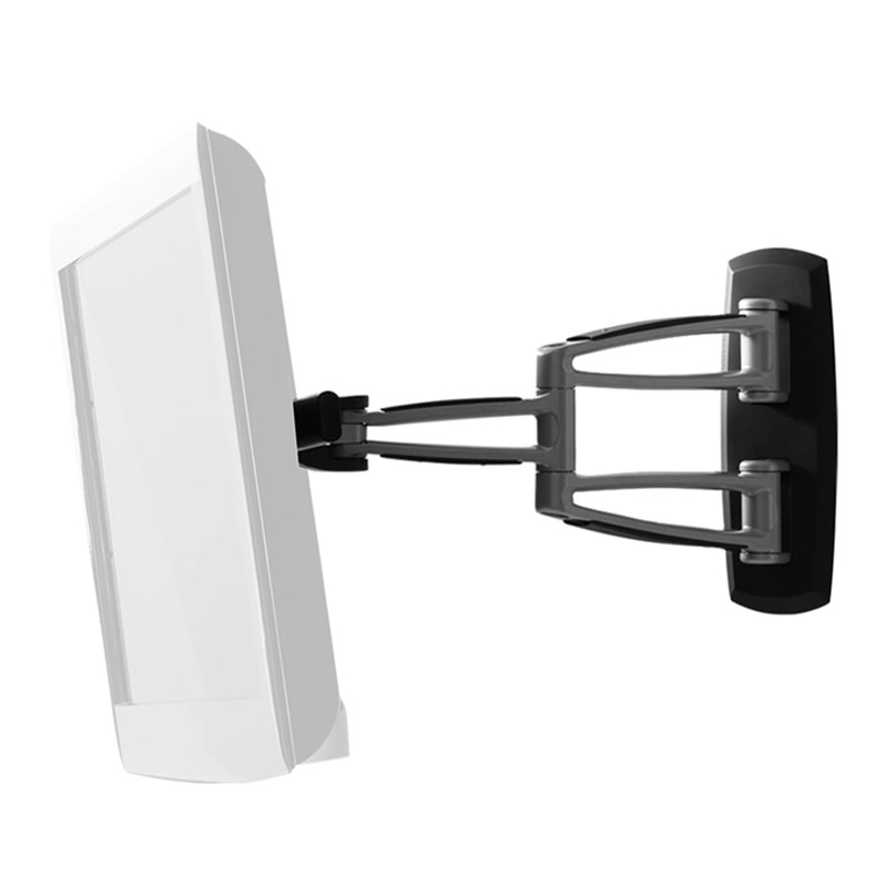 Telehook Th-3270-Ufm Wall Mount Wall-mounted triple-articulating monitor arm supporting a flat-screen monitor.