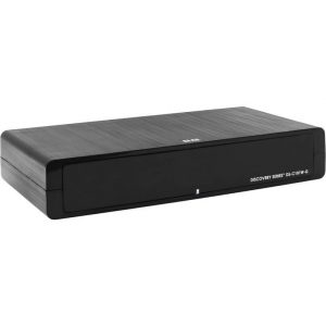 Discovery Series DS-C101W-G black digital video recorder with front panel and blue LED indicator.