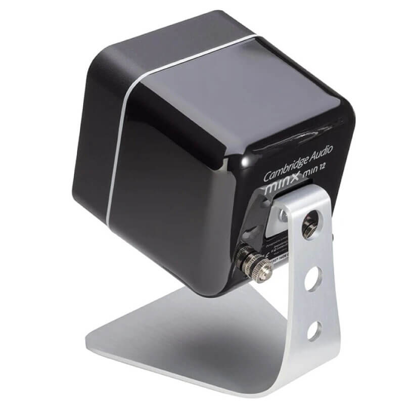 Cambridge Audio Minx Mount - Table Stand Cambridge audio minx min 12 compact speaker with silver mounting bracket