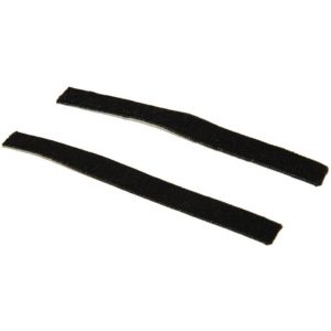 Interdyn Two black velcro hook-and-loop fastener strips laid parallel.