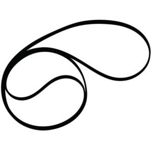 Interdyn Abstract black continuous-line loop forming an intertwined circular shape resembling an infinity symbol.