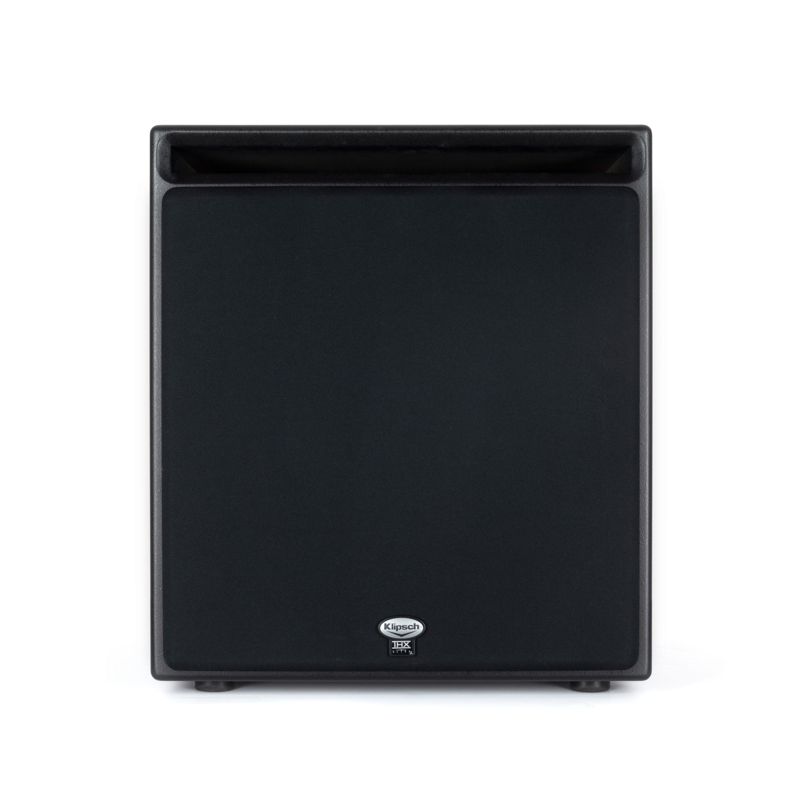 Klipsch Thx-1200-Sw 12&Quot; Subwoofer Klipsch thx-certified floor-standing speaker with black grille.