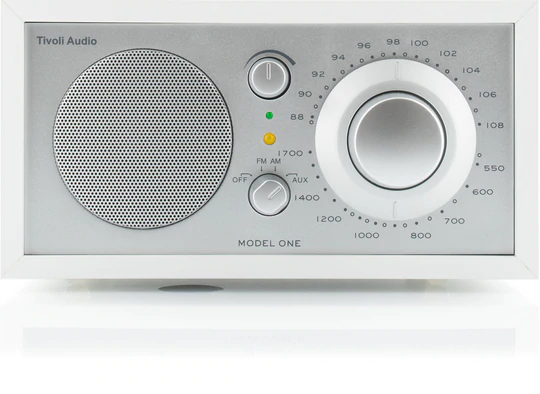 Tivoli Audio Model One Am/Fm Table Radio Tivoli audio model one table radio with large tuning dial and round speaker grille