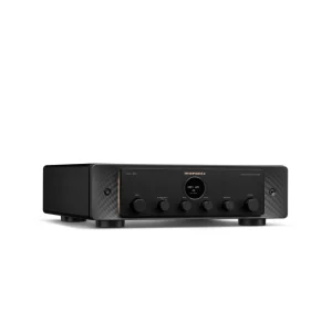 MARANTZ Model 40n Stereo Amplifier integrated stereo amplifier with black front panel, circular display, multiple knobs, and textured side panels.