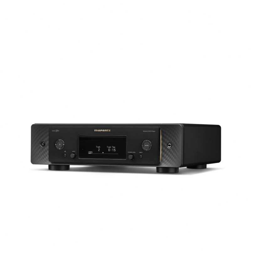 Marantz Sacd 30N Premium Cd Player Marantz sacd/network player with black front panel, central display, and control knobs.
