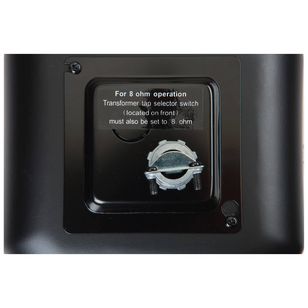 Klipsch Ic-525-T - Sold As Pair Black speaker cabinet front panel featuring an 8 ohm transformer tap selector switch.