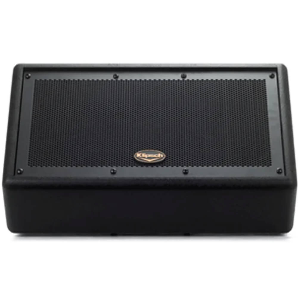 Klipsch Ki-172-B-Sma-Ii Black subwoofer speaker cabinet with a perforated front grille and small oval brand logo.