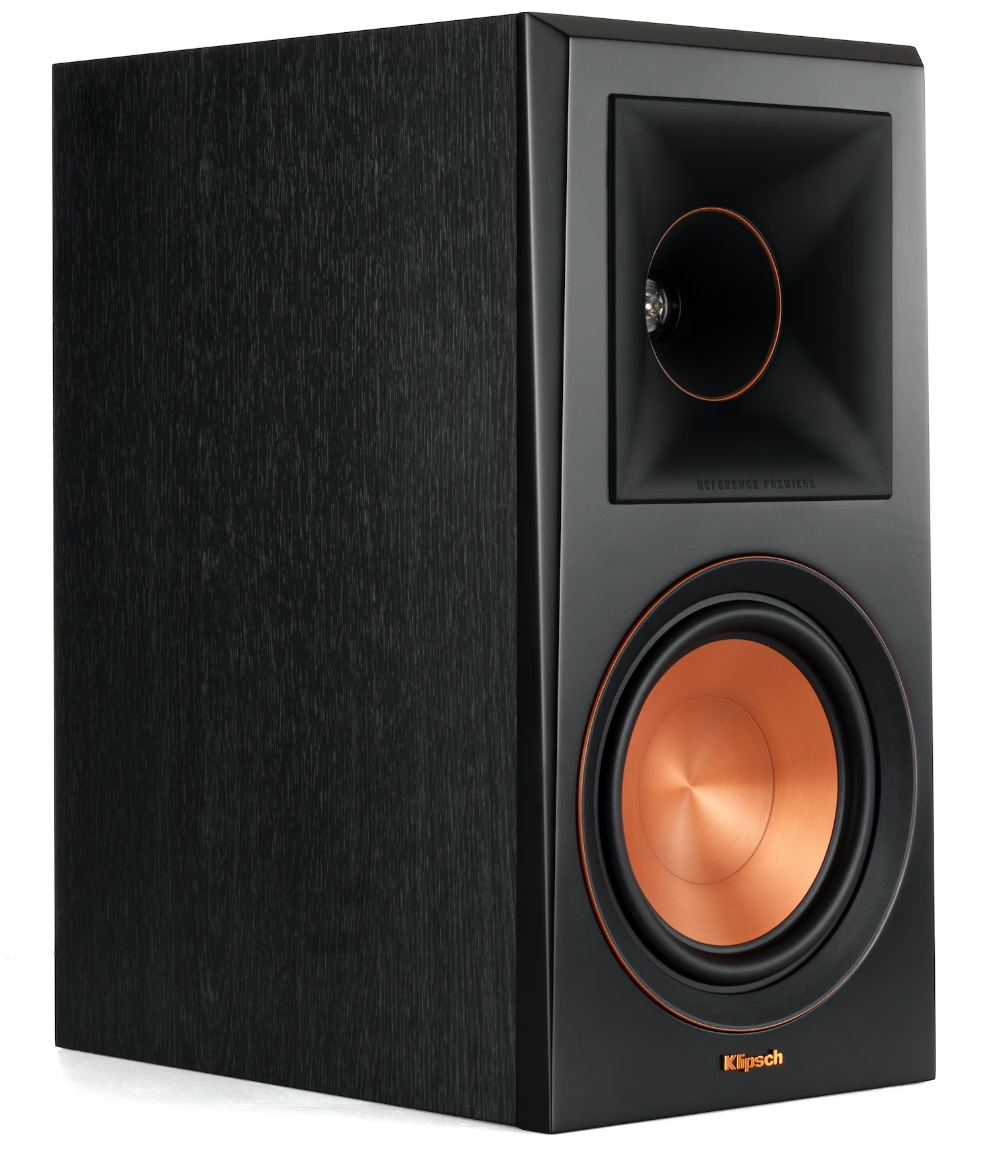 Klipsch R600Pack51 Hn Pack Klipsch reference premiere floorstanding speaker with copper woofer and square horn tweeter in black cabinet
