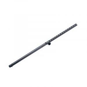 Long black metal rail with a slotted top section and small mounting clamp.