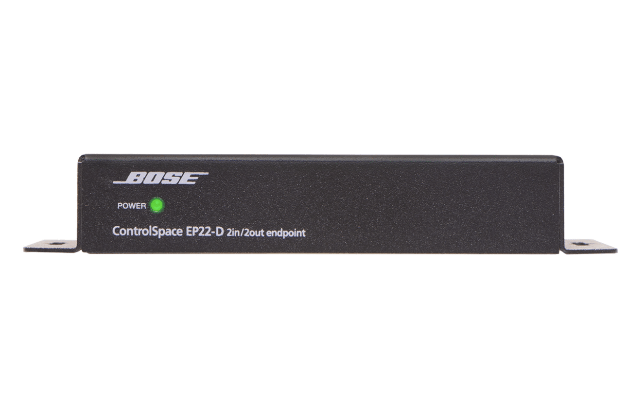 Bose Controlspace Ep22-D 2X2 Endpoint Bose controlspace ep22-d 2in/2out endpoint with green power led