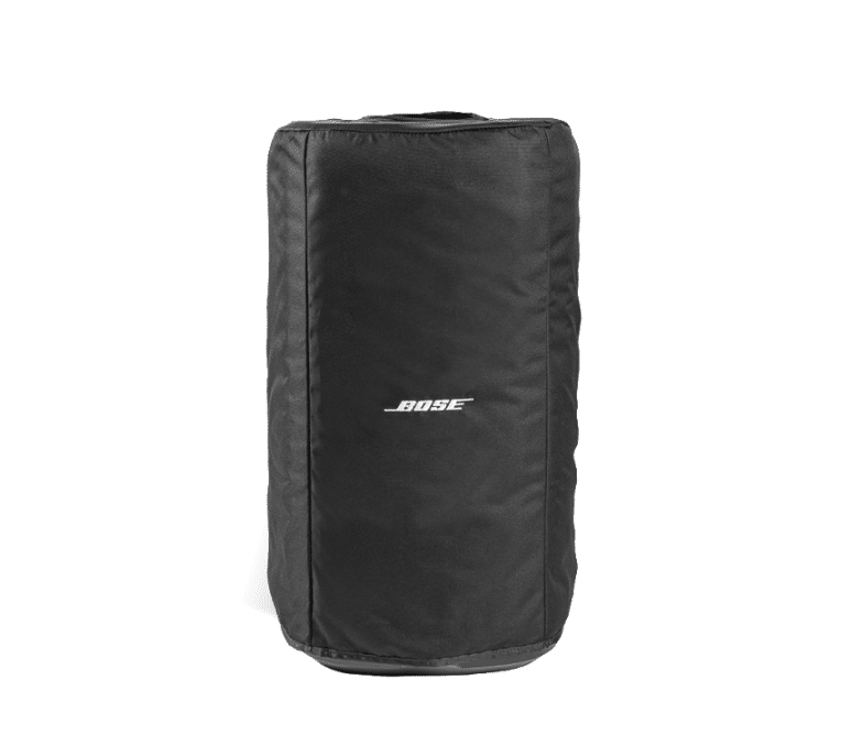 Bose Cover For L1 Pro16 Subwoofer Black Bose black protective carrying case for a portable speaker, tall rectangular with a logo on the front.