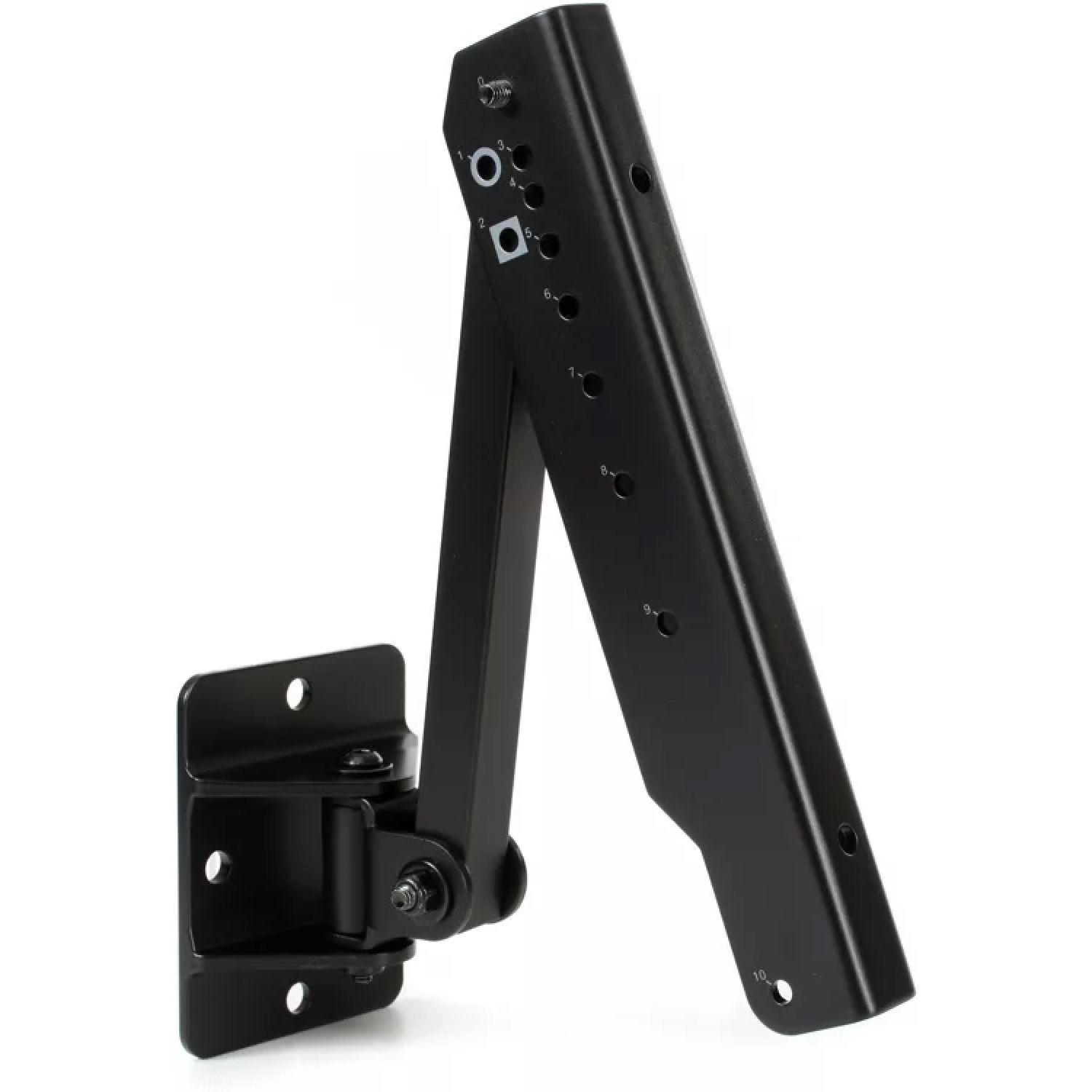Bose Wmb2-Ma12/Ma12Ex Patch Lock Upper Bracket Black adjustable monitor arm with wall-mount bracket and numbered holes along the arm.