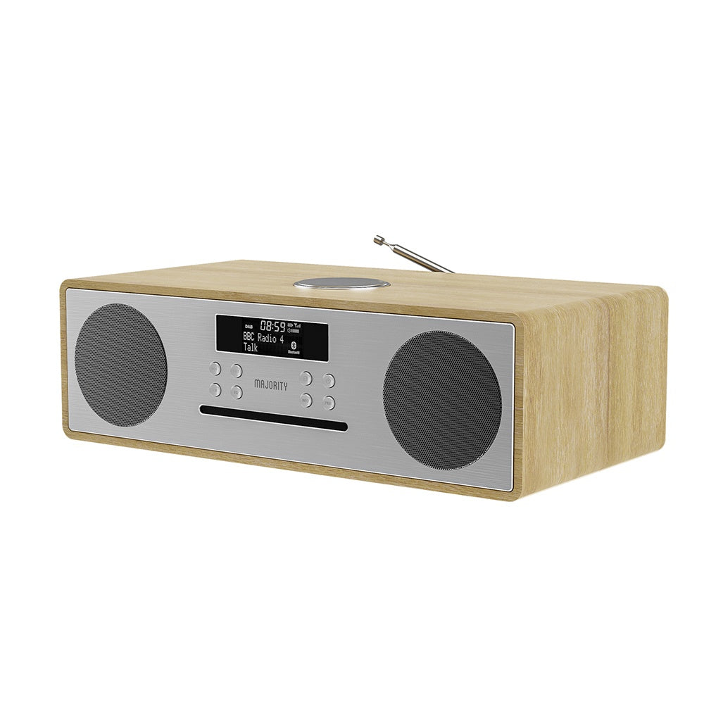 Majority Oakington Bluetooth, Dab Radio &Amp; Cd Player Oakington oak 4
