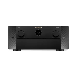 MARANTZ AV 10 Home Theater Pre-Amplifier/Processor facing front with a black color