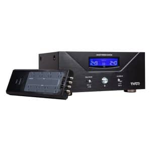 Thor Smart Power Station P50 power conditioner with blue LCD display and foot pedal bank controller