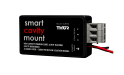 Thor Cm90 Smart gravity mount, black rectangular electronics module with mounting bracket and red wires.