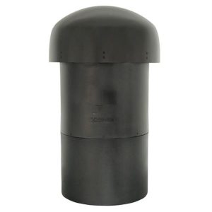 Black dome-topped cylindrical sensor housing with a mid-body seam.