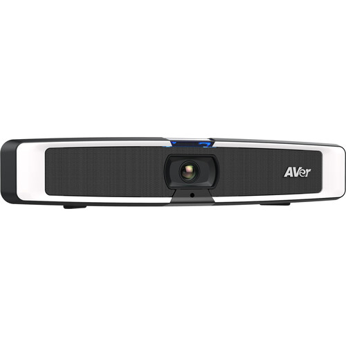 Aver Vb130 Aver projector with central lens, white body and black front grille